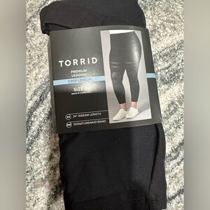 Torrid Black & Mesh Leggings